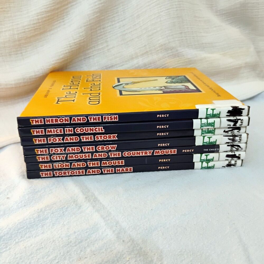 Aesops Fables 7 Book Set Graham Percy Hardcover